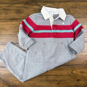 Janie and Jack Winter Romper Polar Bear